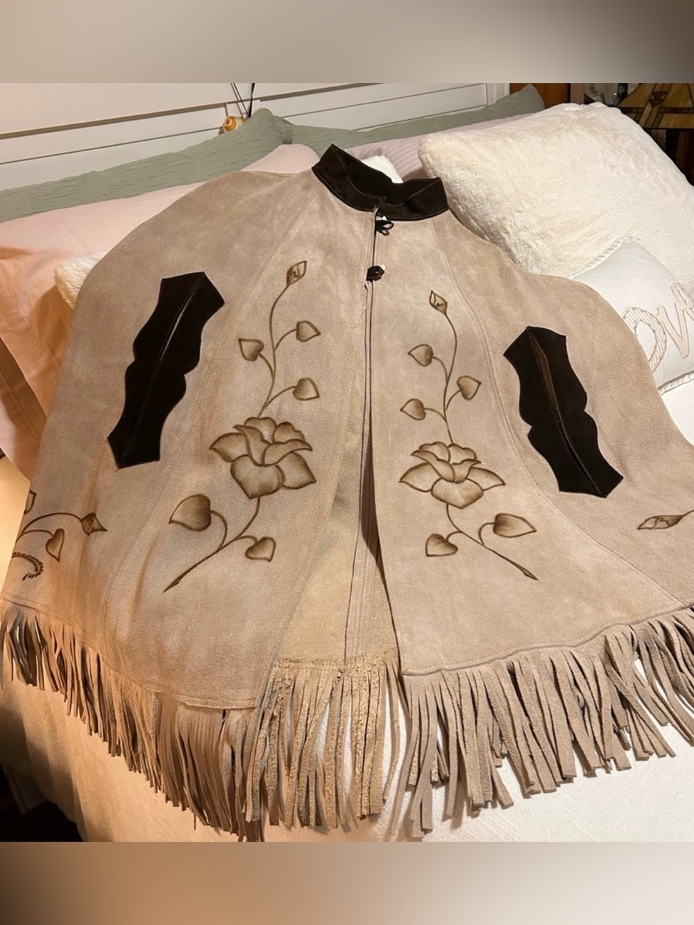 Vintage 1970 Mejia Made in Mexico all 100% Suede Leather